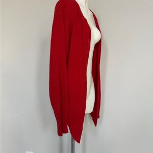 Miu Miu Vibrant Red Wool Cardigan